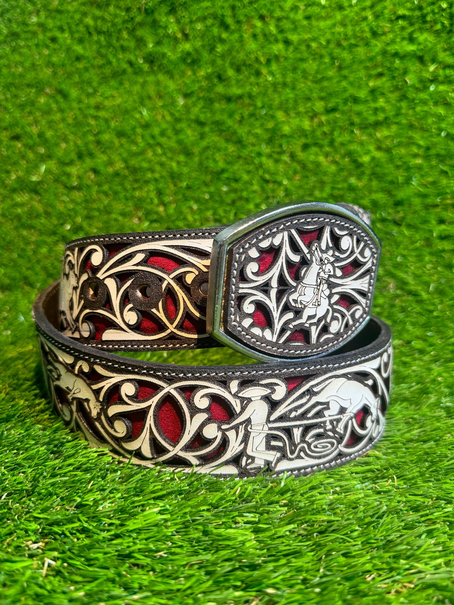 Cinto Vaquero Corte Lazer | Cowboy Style Lazer Cut Belt