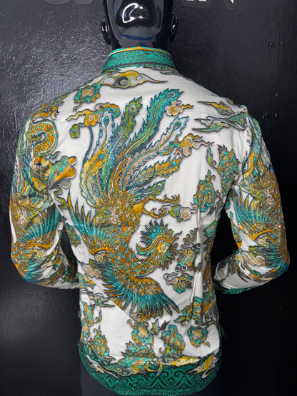 Rhinestone Long Sleeve Dress Shirt