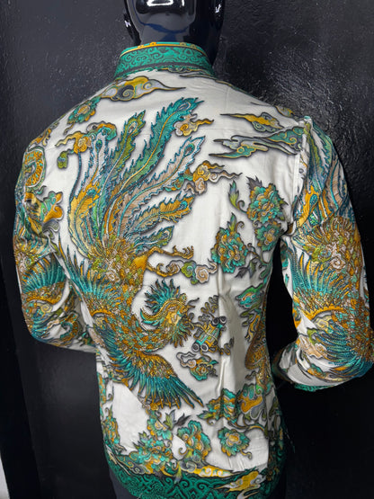 Rhinestone Long Sleeve Dress Shirt