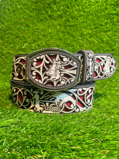 Cinto Vaquero Corte Lazer  | Cowboy Style Lazer Cut Belt