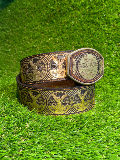 Cinto Dorado Centenario | Gold Centenario Design Belt