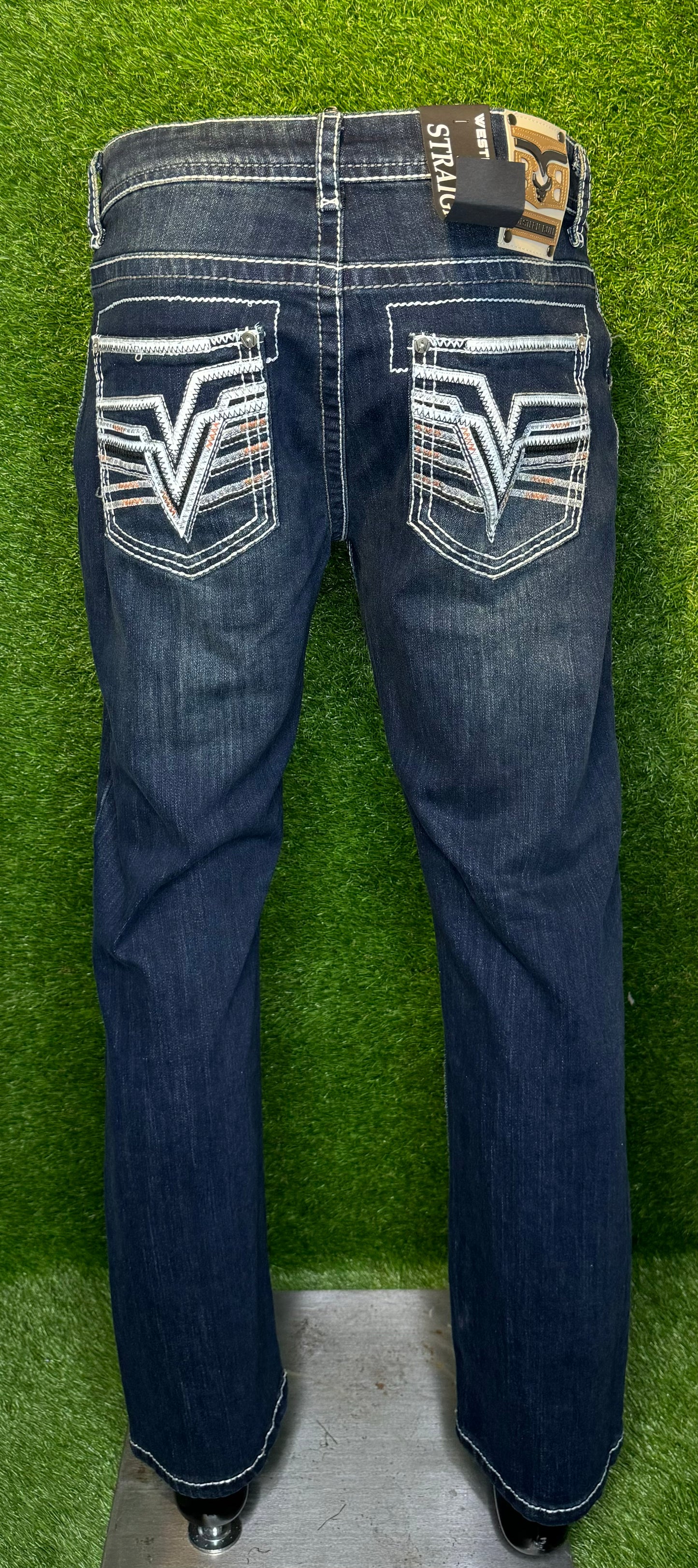 Mens Western Bootcut Jeans.    +1 Color