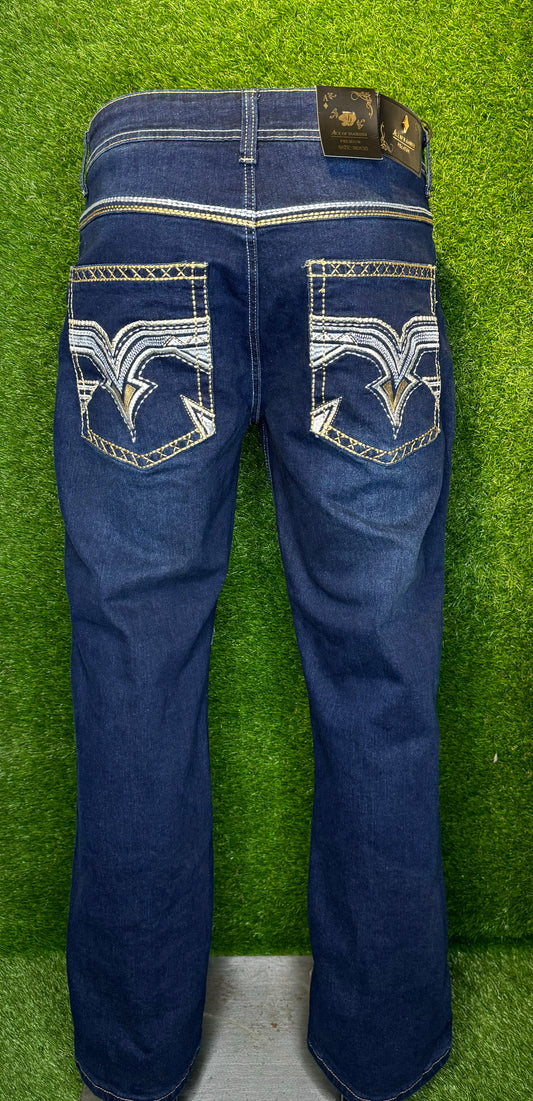 Mens Western Bootcut Jeans